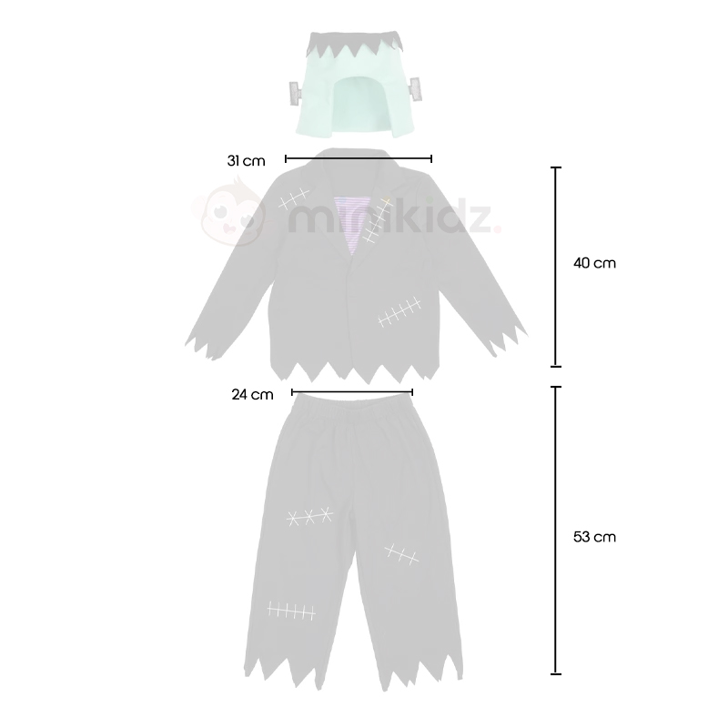 Disfraz Frankenstein Monster Mash 3-4 años