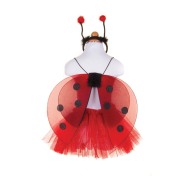 Fato de Joaninha com Tutu Brilhante, Asas e Tiara 4-6 anos