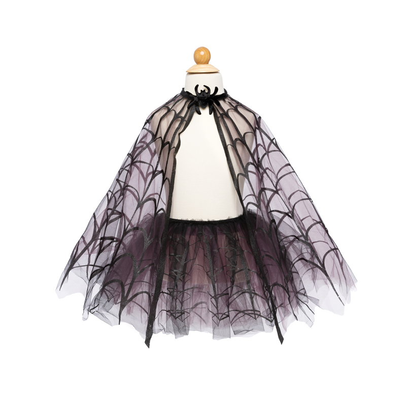 Disfraz Tutú y Capa Telaraña de Bruja 4-6 años