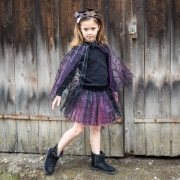 Disfraz Tutú y Capa Telaraña de Bruja 4-6 años