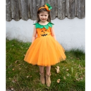Disfraz Vestido Princesa Calabaza con Diadema 3-4 años
