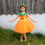 Disfraz Vestido Princesa Calabaza con Diadema 3-4 años