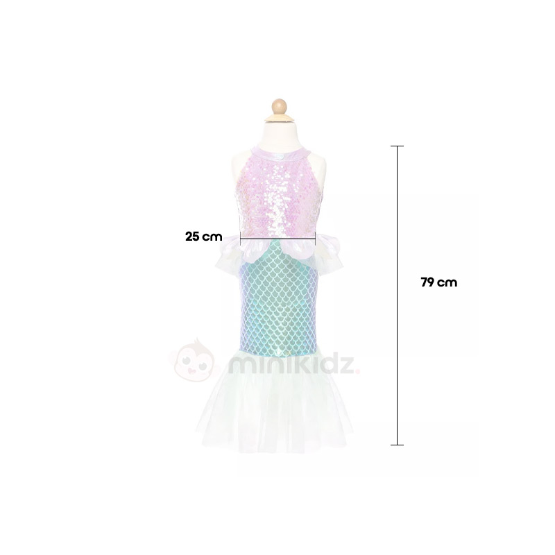 Fato de sereia Misty 5-6 anos