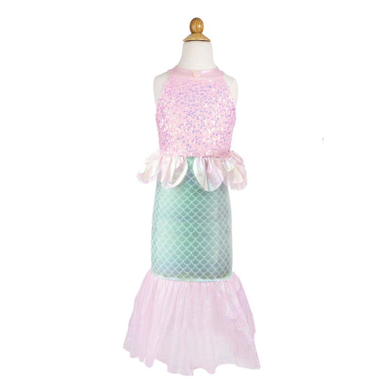 Disfraz Vestido Sirena Misty Rosa 3-4 años