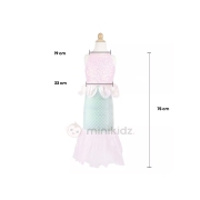 Disfraz Vestido Sirena Misty Rosa 3-4 años