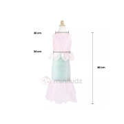 Disfraz Vestido Sirena Misty Rosa 5-6 años