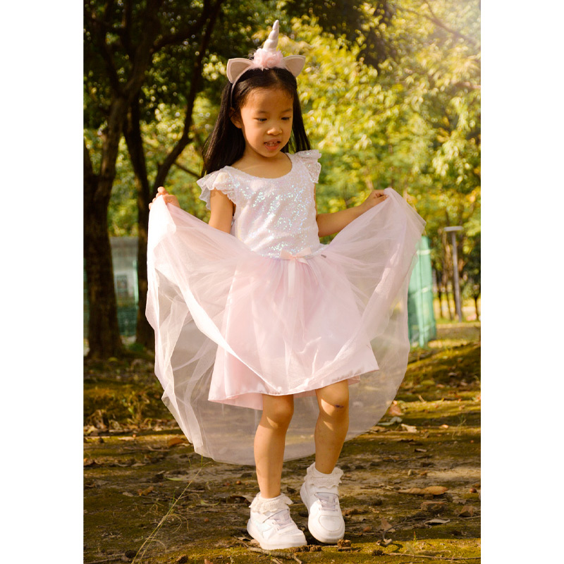 Fato de Unicórnio Brilhante 7-8 anos