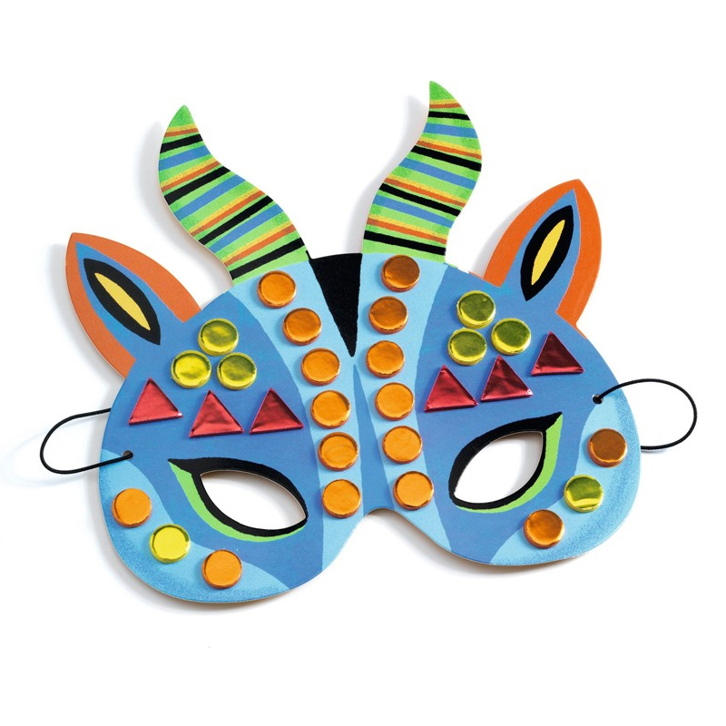 DIY Máscaras para Decorar: Animais da Selva