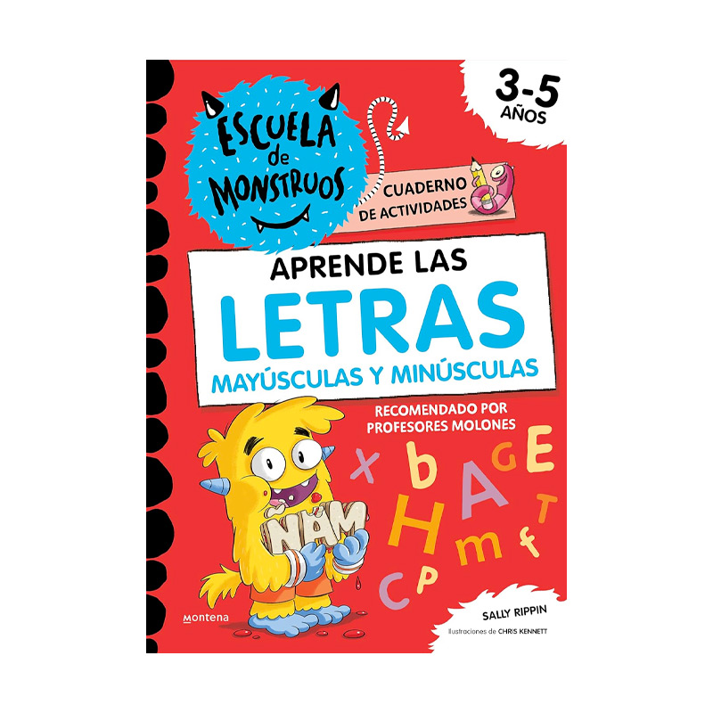 Cuaderno Escuela de Monstruos: Aprende las letras