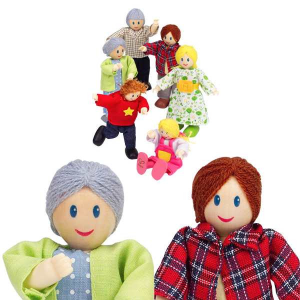 Hape - Famiglia Felice - Giochi In Legno