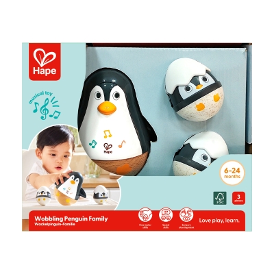 Familia de Pingüinos Tambaleantes
