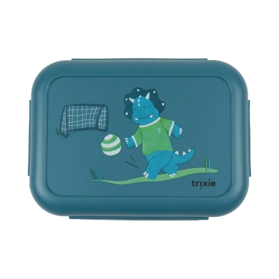 Fiambrera con clips Triceratops Futbolista