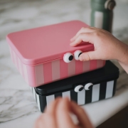 Fiambrera infantil Noui Noui con 3 bandejas extraíbles Pink