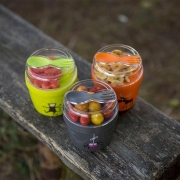 Fiambrera Snack N'ice Cup L Jirafa Turquesa