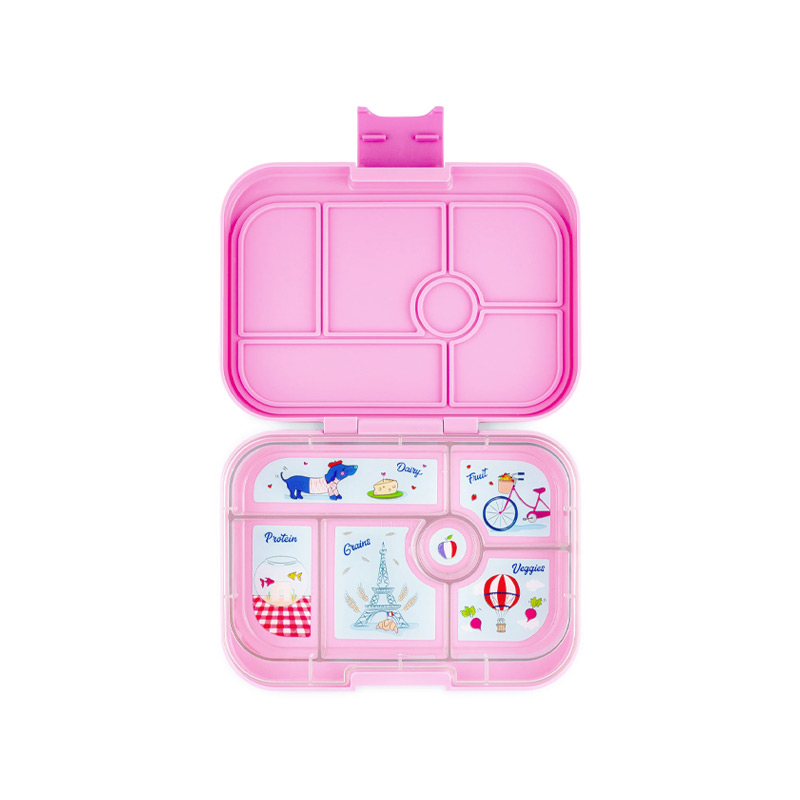 Fiambrera Yumbox Original 6 Compartimentos Rosa París