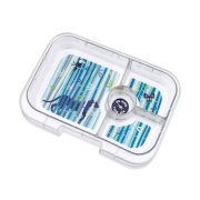 Fiambrera Yumbox Panino 4 Compartimentos Azul Panther