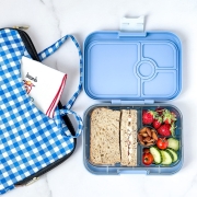 Fiambrera Yumbox Panino 4 Compartimentos Azul Panther