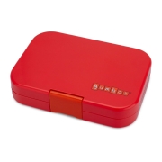 Fiambrera Yumbox Panino 4 Compartimentos Rojo Carreras