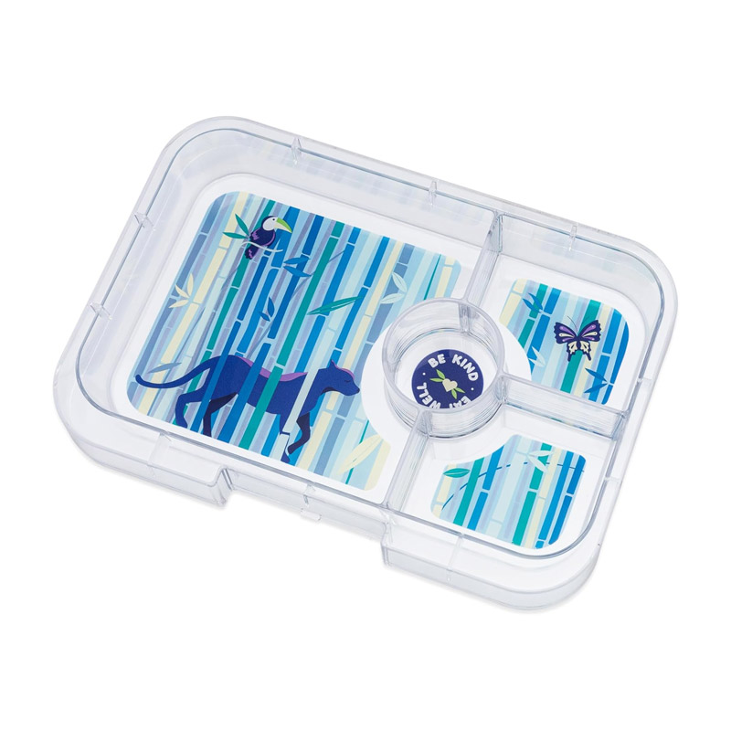 Lancheira Yumbox Tapas 4 Compartimentos Blue Panther