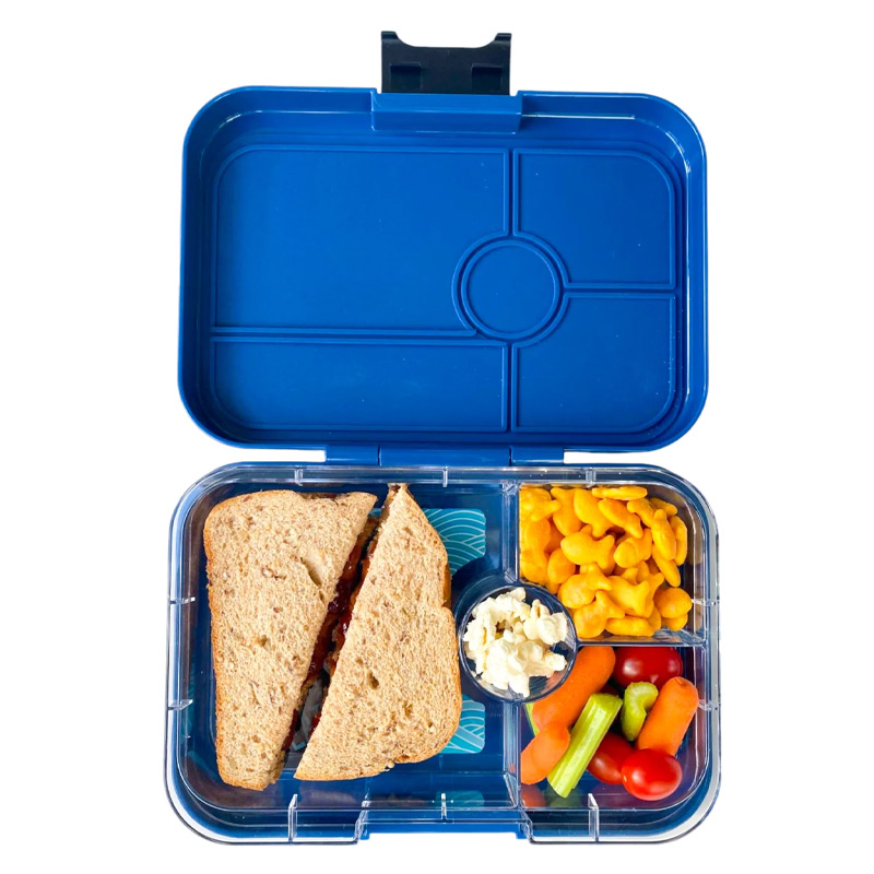 Lancheira Yumbox Tapas 4 Compartimentos Blue Tubarão
