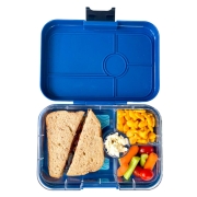 Fiambrera Yumbox Tapas 4 Compartimentos Blue Tiburón