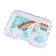 Fiambrera Yumbox Tapas 4 Compartimentos Purple Rainbow