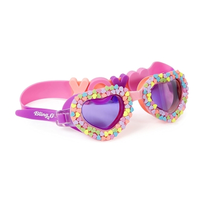 Gafas de Natación Candy Hearts Be Mine Pastel Heart