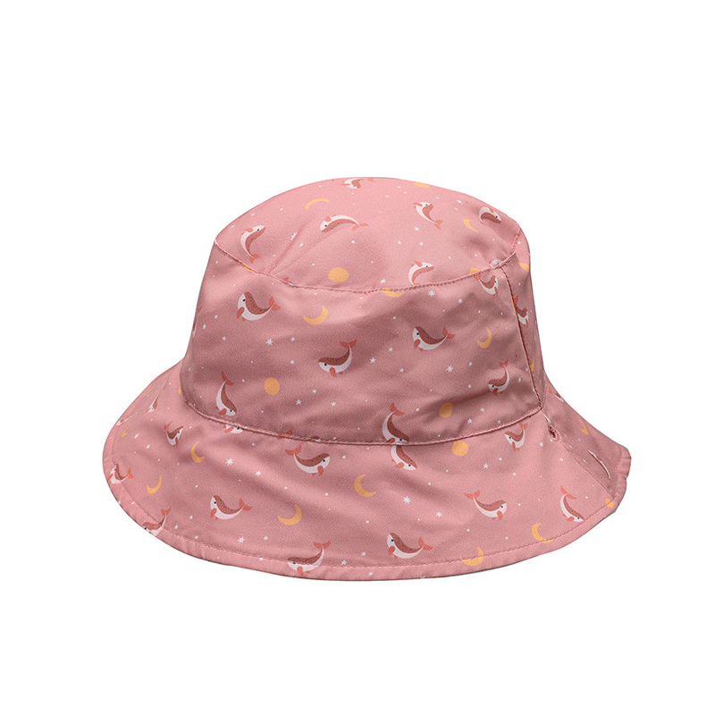 Gorro Reversible Whale Pink Talla S
