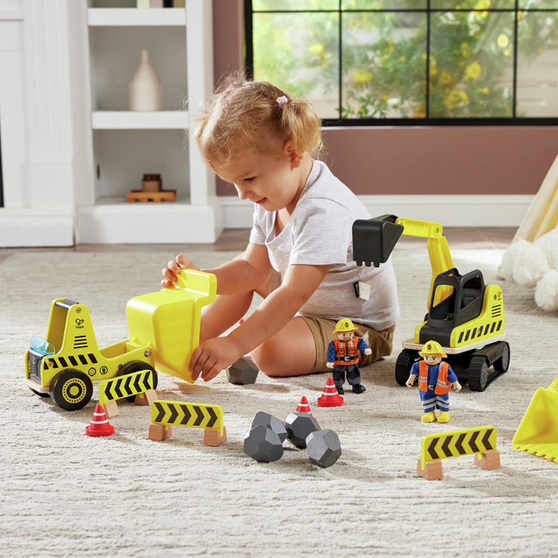 Grande Camião de Carga com Boneco