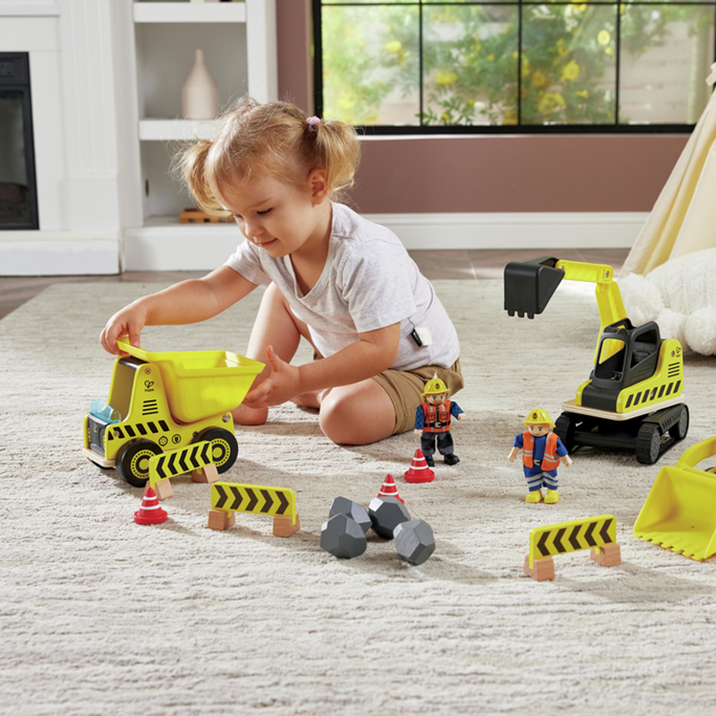 Grande Escavadora com Boneco