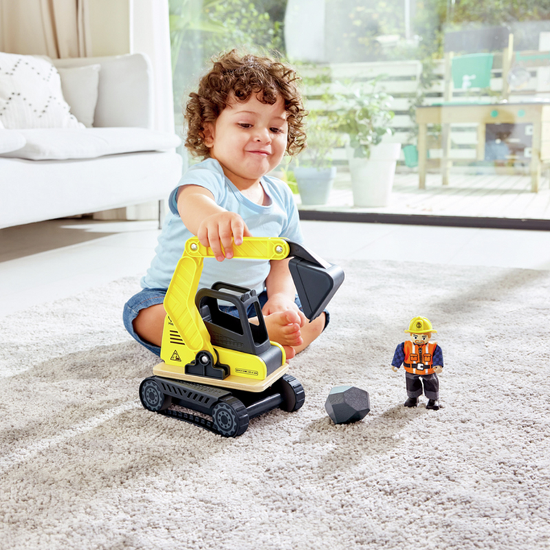 Grande Escavadora com Boneco