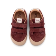 Zapatillas respetuosas Igor Tennis Suede Burdeos
