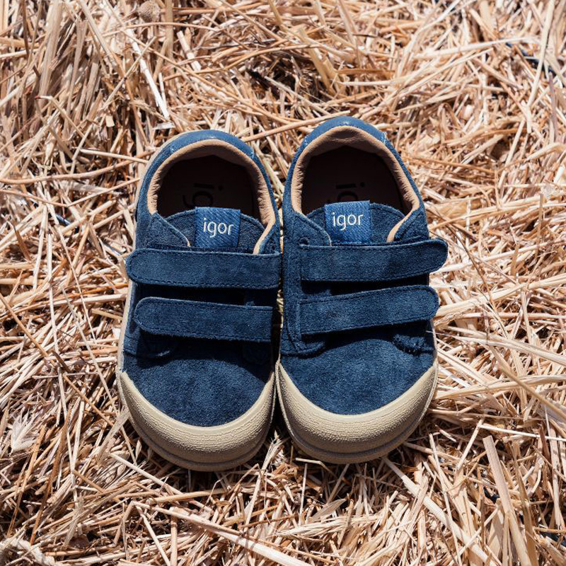 Zapatillas respetuosas Igor Tennis Suede Marino