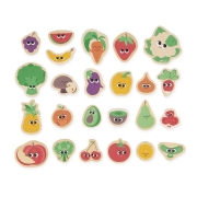 Imanes Frutas y Verduras 24 piezas