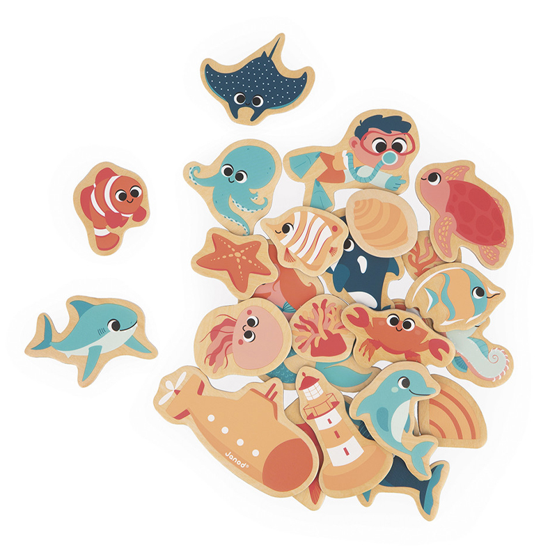 Imanes Mundo Marino 24 piezas