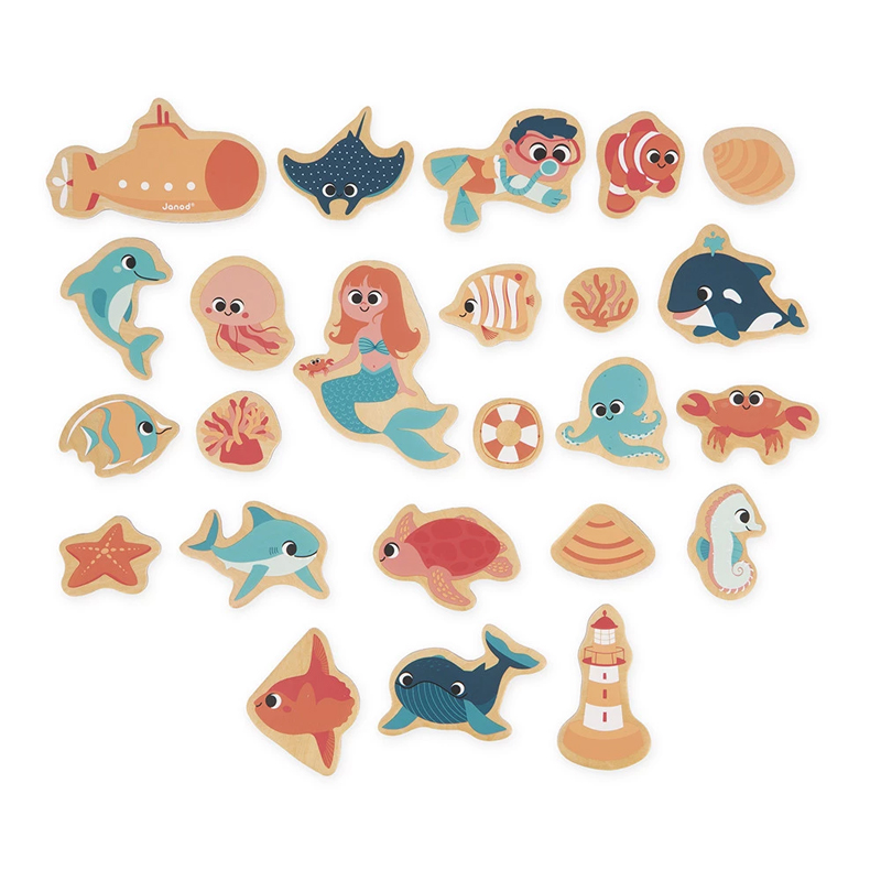 Imanes Mundo Marino 24 piezas