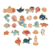 Imanes Mundo Marino 24 piezas