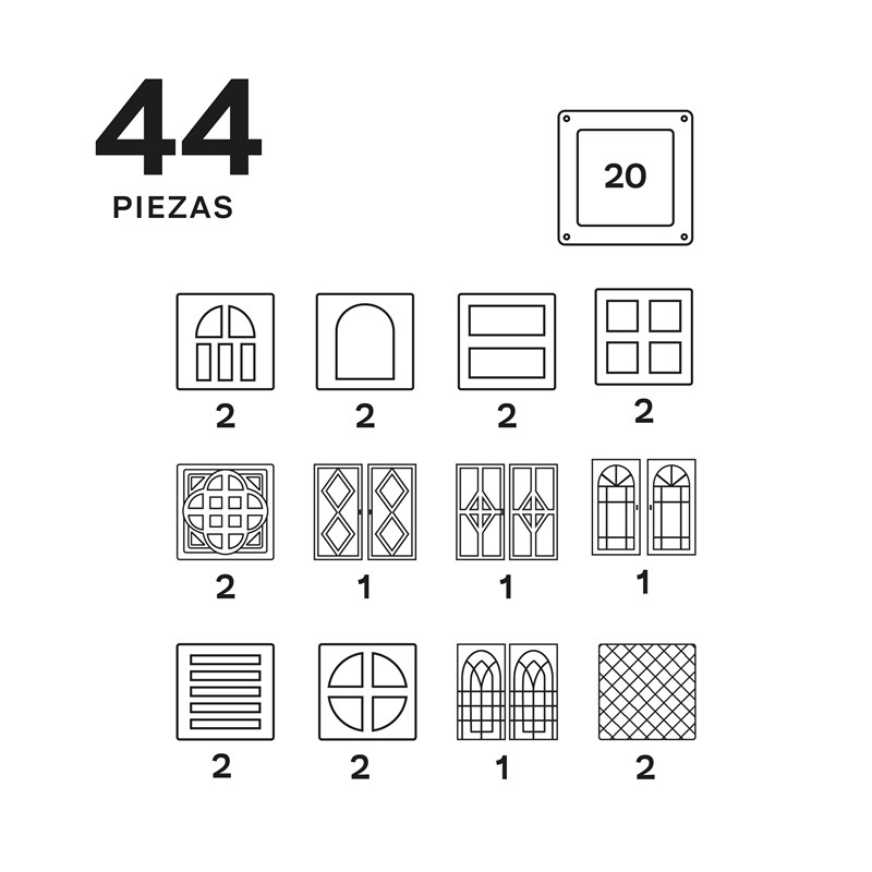 Imanix Cool Windows 40 piezas