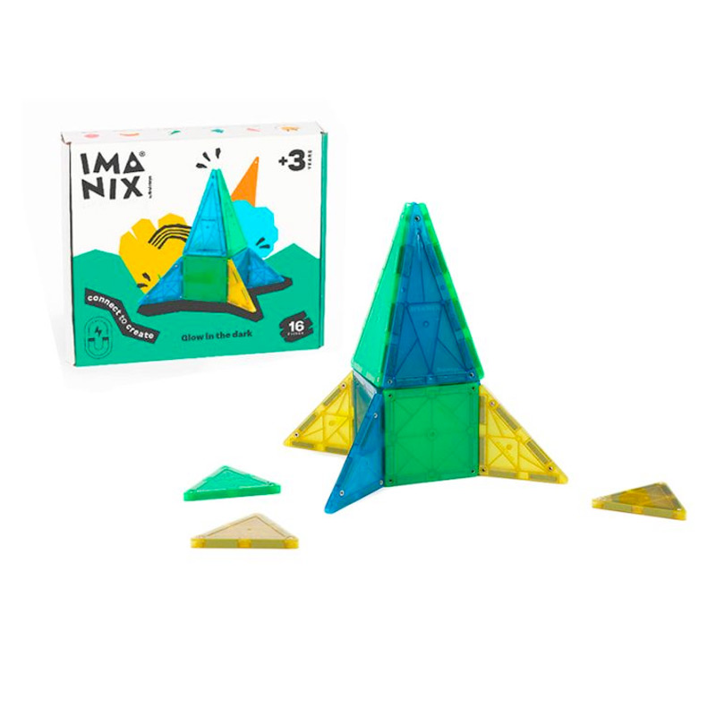 Imanix Glow in the Dark 16 Piezas