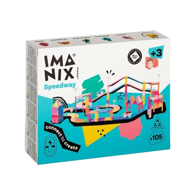 Imanix Pista de Carreras 105 Piezas Imanix Pista de Carreras 105 Piezas