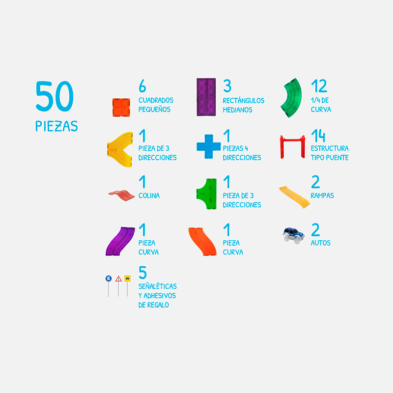 Imanix Racing Track 50 Peças