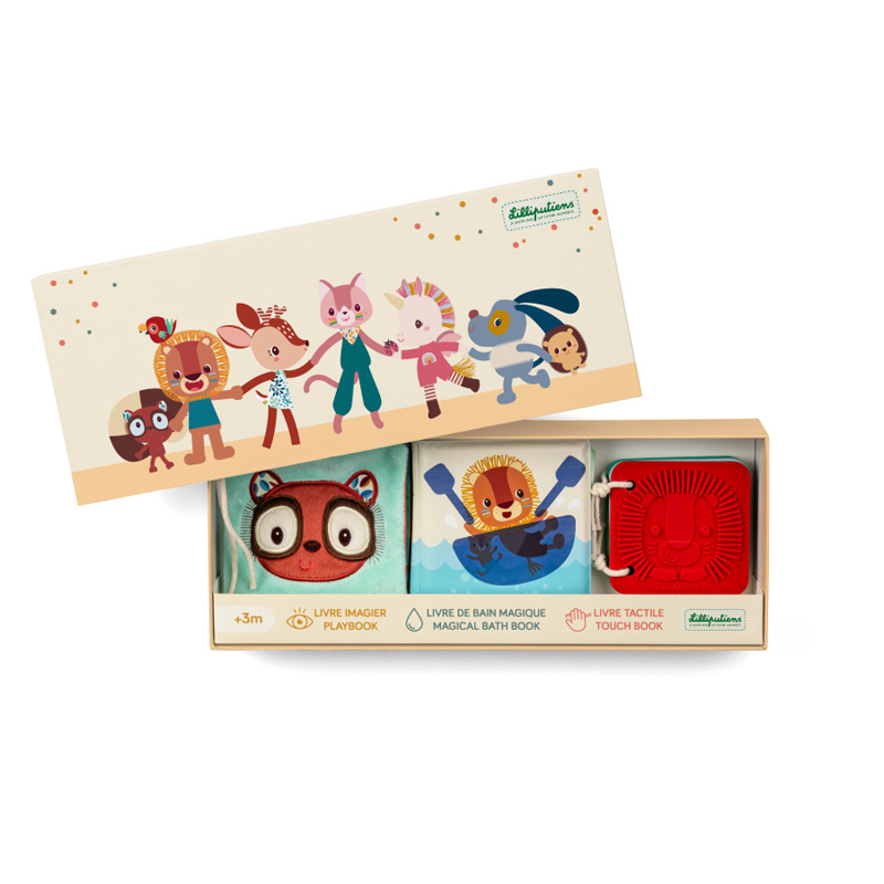 Jack Conjunto de 3 Livros Sensoriais