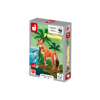 Juego de 7 Familias Reino Animal Colección WWF® Juego de 7 Familias Reino Animal Colección WWF®