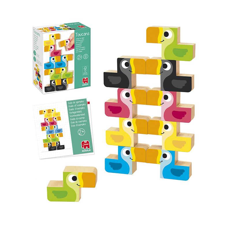 Juego de Apilar Toucans