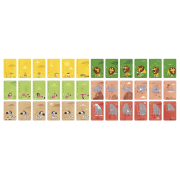 Juego de Cartas Batalla de Animales de la Sabana