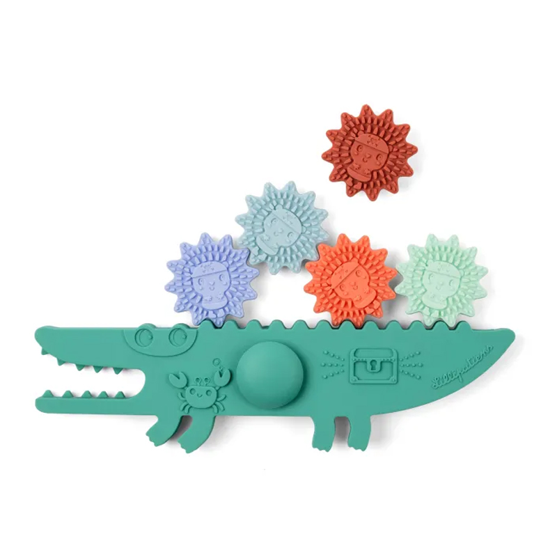 Jogo de equilíbrio para o banho Crocodilo