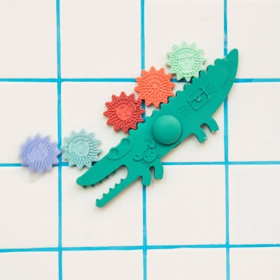 Jogo de equilíbrio para o banho Crocodilo
