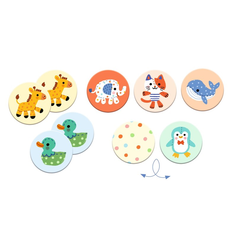 Jogo de memória Memo Peluches 30 fichas