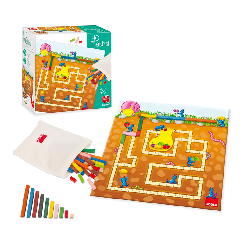 Juego de recorrido 1-10 Maths
