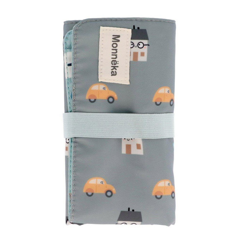 Juego Mantel con Circuito Azul con Coches